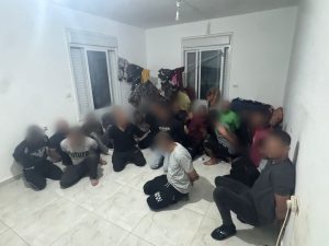 תיעוד מהפעילות הלילה, צילום: דוברות המשטרה.