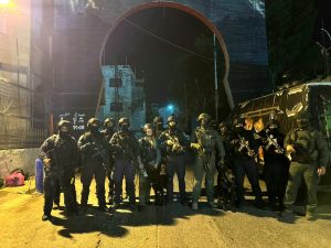 מהמעצר הלילה צילום: דוברות המשטרה.