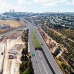 פרוייקט הגבעה הצרפתית,כביש,עצים