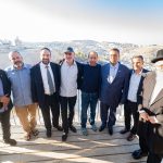 טקס הנחת אבן הפינה בשכונה החדשה - נוף ציון