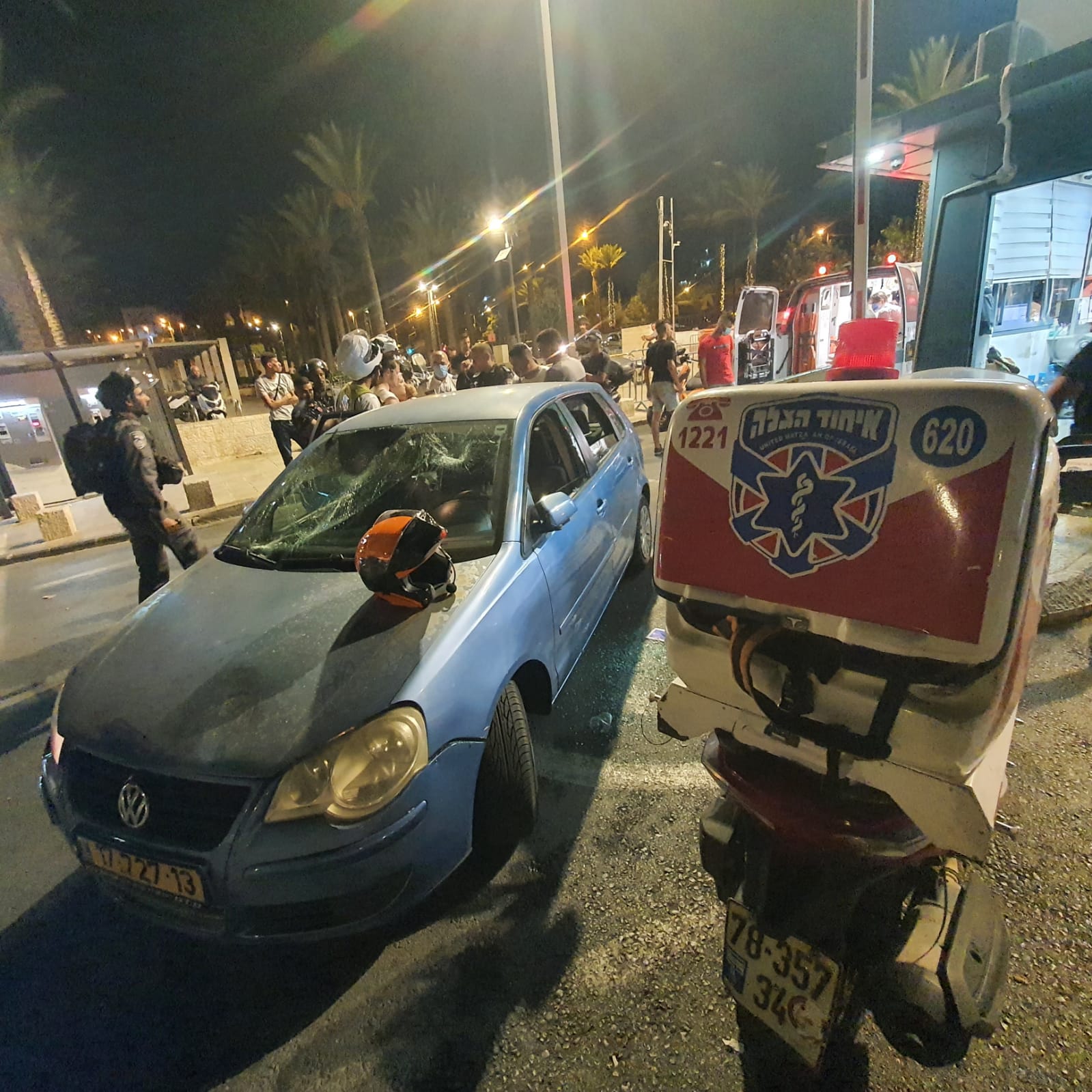 זירת אירוע זריקת האבנים