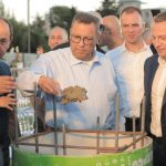 הנחת אבן הפינה למלון נוף הרכס