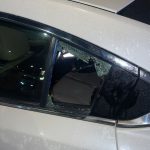 הרכב הגנוב ששימש לפיגוע, צילום: דוברות משטרת ישראל