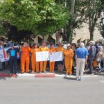 הפגנת המטה למכירה הוגנת ותושבי השכונות. צילום: יח''צ