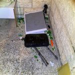 ההרס בדירה. צילום: דוברות המשטרה