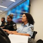 פועלות במרכז השליטה, צילום: דוברות משטרת ישראל
