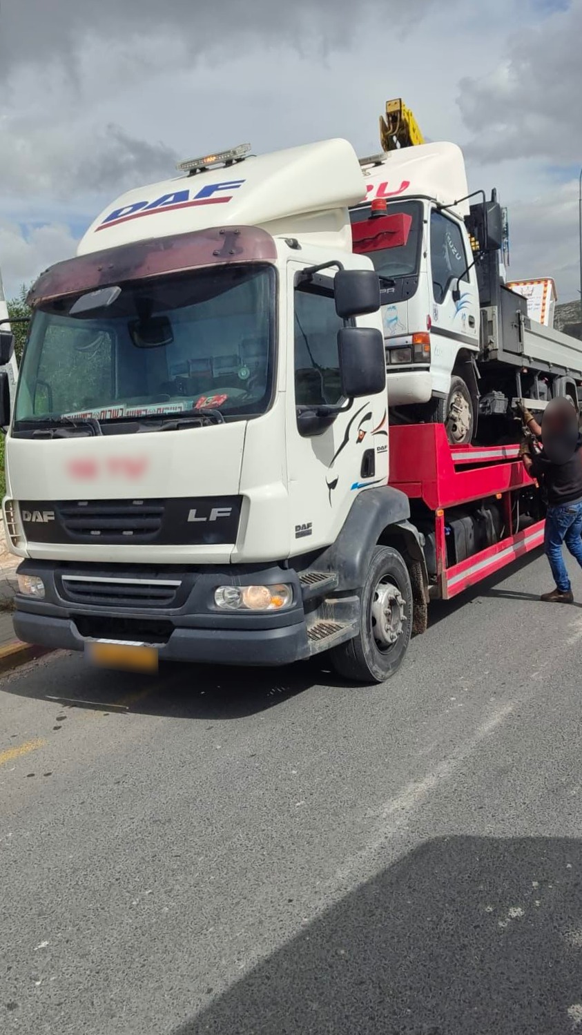 נהג משאית ללא רישיון