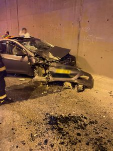 תאונה במנהרה בירושלים