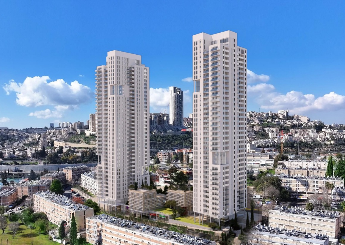 מתחם בן זכאי. הדמיה: יגאל לוי אדריכלים SYL