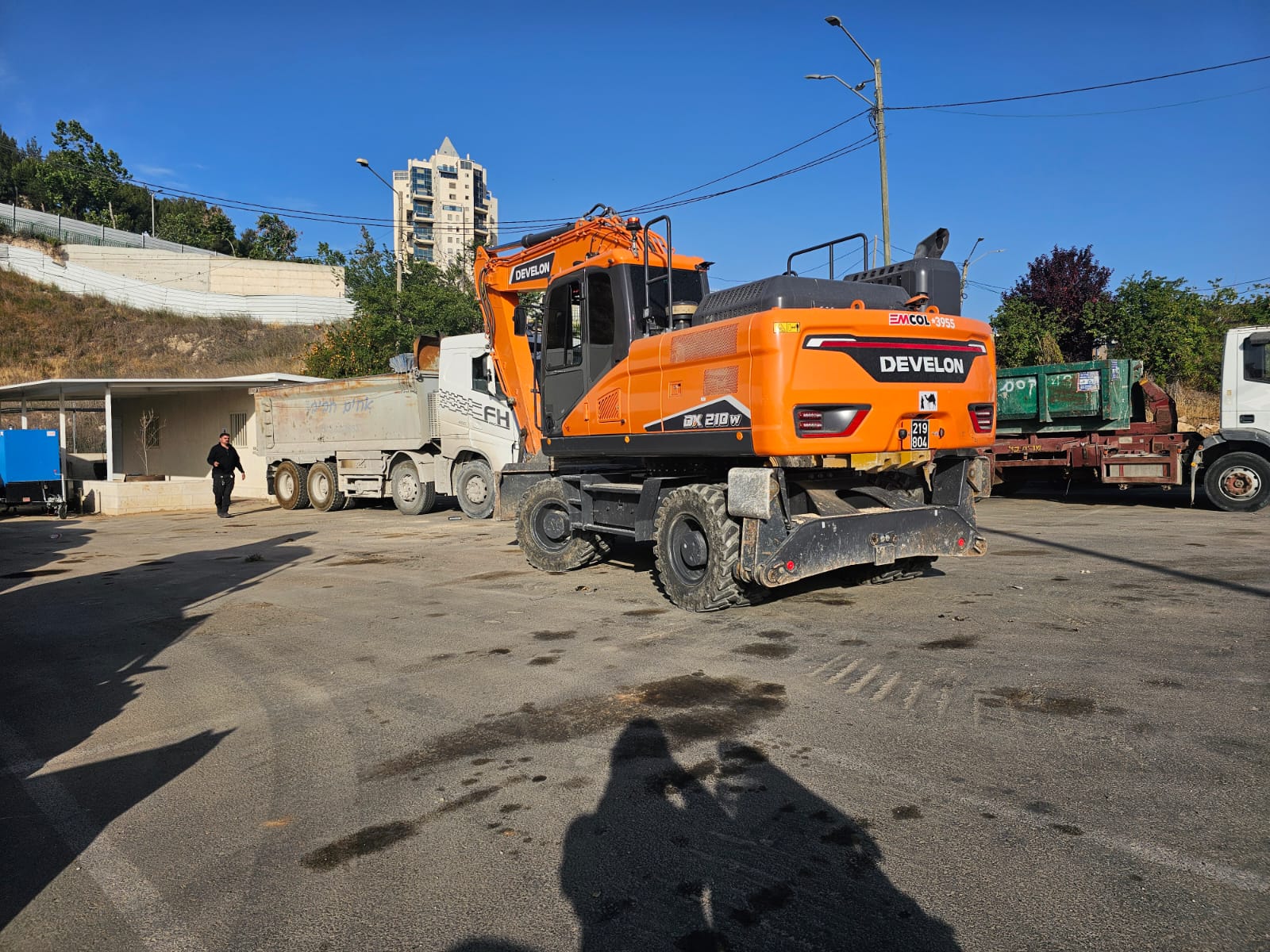 הטרקטור שפגע והוחרם, צילום: דוברות עיריית ירושלים