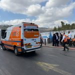 מהזירה הקשה בצומת רמות בירושלים. צילום: דוברות איחוד הצלה