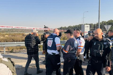 פיגוע בגוש עציון, צילום: דוברות מד"א