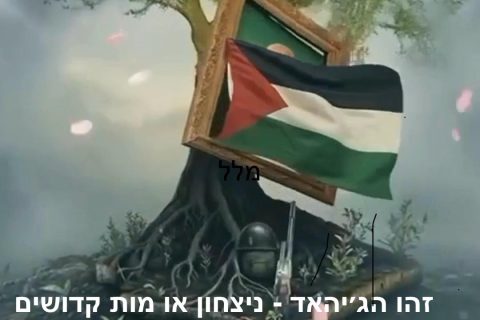 צילום מהסרטון שהעלה, תיעוד: דוברות משטרת ישראל