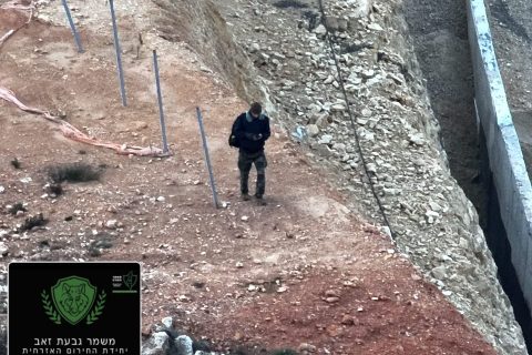 חוליית גנבים נתפסה על חם בגבעת זאב. צילום: משמר הגבעה