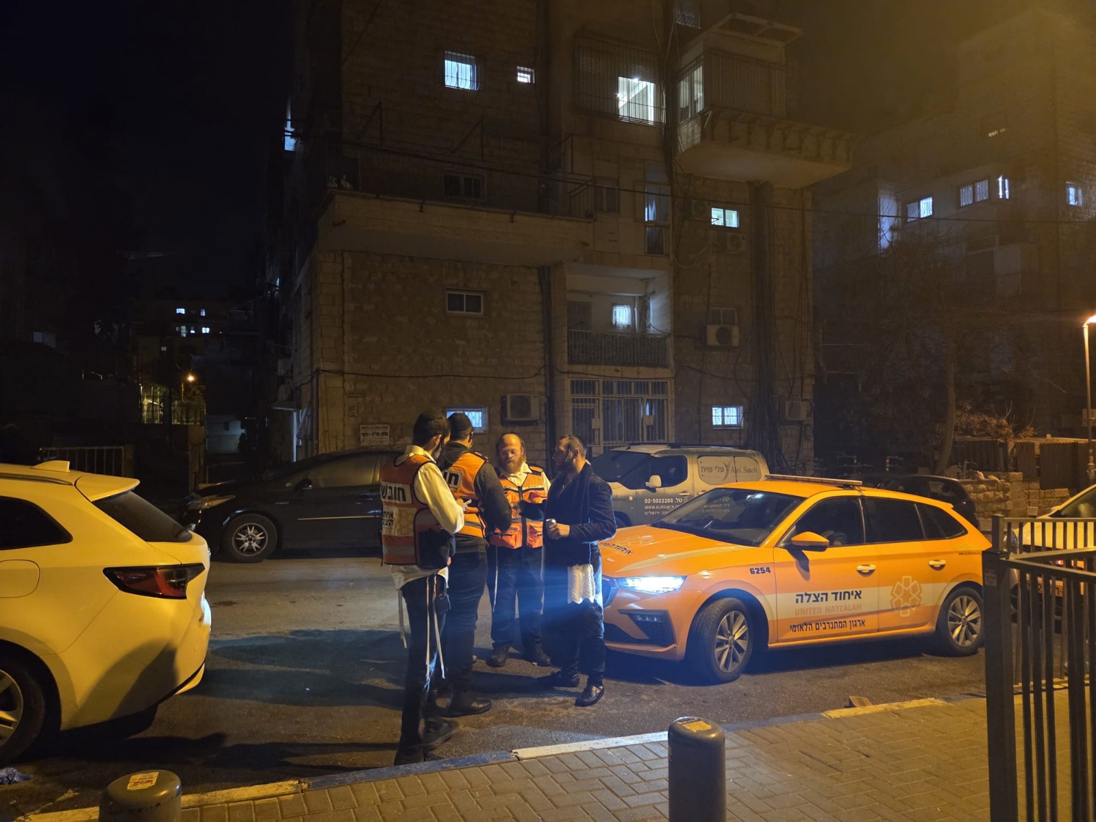 מזירת האירוע בשכונת נווה צבי, צילום: דוברות איחוד הצלה